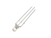 50pcs GQ 3mm Round Top Non-Diffused Clear LED - Dual Color: Red/Blue  