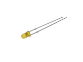 50pcs GQ 3mm Round Top Diffused LED Through Hole - Color: Orange  
