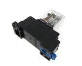 12VDC Coil JQX-13F Power Relay w/ socket LED indicator Din Rail Mounting  