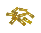2P 2-Pin 2.54mm Pitch Jumper w/ handle for straight header - Yellow- Pack of 100  