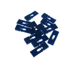 2P 2-Pin 2.54mm Pitch Jumper w/ handle for straight header - Blue - Pack of 100  