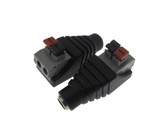 5.5/2.1mm DC Barral Jack w/ Push-In Spring Screwless Terminal - Pack of 2  