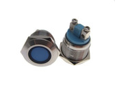 Metal LED Signal Indicator Waterproof M19 - Blue  