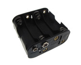 2x4 AA Non-Rechargeable/Rechargeable Battery Holder 9V Battery Connector  