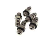 Brass Tube Fitting Straight 6mm ID to M5 Thread - Pack of 5  