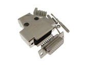 DB26 Female D-Sub connector w/ Two Piece Backshells Hoods Metal  