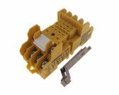 HQ KACON Power Relay socket KMY4S For HH54P Relay Din Rail Mounting - Yellow  
