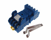 HQ KACON Power Relay socket KMY4S For HH54P Relay Din Rail Mounting - Blue  