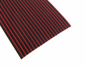 3Ft Multi-Color Flat Ribbon Zippable Cables 40 Conductors Red/Black  