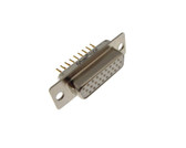 HQ DB26 Female D-Sub Connector Through Hole Board Lock Solder Gold Termination  