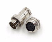 HQ 7 Contacts 7-Pin Aviation Plug Connector - M16MF - Panel Mount Male Pin  