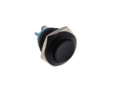 M16 Metal PushButton Switch Panel Mount RB - Momentary type - Black Chrome  