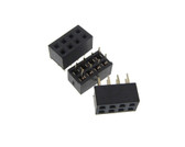 2x4 POS 2.0mm Pitch Female Socket Header Through Hole - Pack of 10  