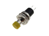 Reset PushButton Switch Panel Mount - SPST Normal Close - Yellow Cap - Pack of 5  