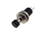 Reset PushButton Switch Panel Mount - SPST Normal Close - Black Cap - Pack of 5  