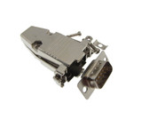 DB15 Male D-Sub connector w/ Two Piece Backshells Hoods Metal VGA 