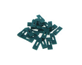 2P 2-Pin 2.54mm Pitch Jumper w/ handle for straight header - Green - Pack of 100  
