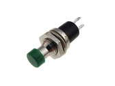 Reset PushButton Switch Panel Mount - SPST Normal Close - Green Cap - Pack of 5  