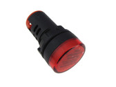 12V LED Signal Indicator Light M22 Panel Mount - Red
