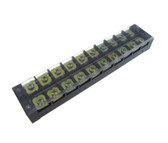 10 Position Screw Barrier Strip Terminal Block w/ Cover 45A  