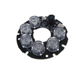 850nm IR Infrared 6*LED Panel with Lens For night verison camera lighting 12V  