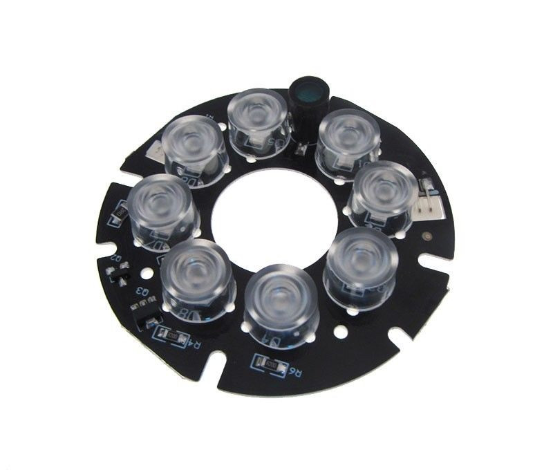 850nm IR Infrared 3*LED Panel with Lens For night verison camera lighting 60d
