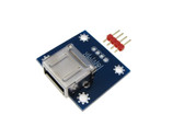 USB 2.0 Tyep A Female Connector Breakout Board 0.1"  