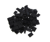 2P 2-Pin 2.54mm Pitch Jumper for straight header - Black - Pack of 100  