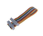 HQ 2x7 14-Pin 2.54mm IDC JTAG ISP Cable Multiple Color Ribbon Wire  