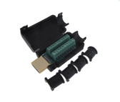 HDMI Male Breakout Board D-Sub connector w/ Two Piece Backshells Hoods  