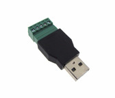 USB 2.0 Type A Male Plug Connector w/ Screw Terminal USB-A  