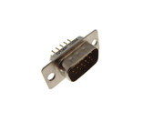 HQ DB15 Male D-Sub Connector Through Hole Board Lock Solder Gold Termination 3R  