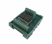6 Channel 6CH 24VDC Relay Board PLC DIN Rail Mounting - NPN Panasonic Relay  
