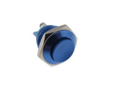 19mm Metal PushButton Switch Panel Mount RB - Momentary type - Blue Chrome  