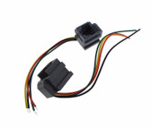 RJ11 Modular Jack Connector with Cable - Pack of 2  