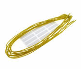 Dubang Jumper Cable Pre-Crimped Gold Plated Pins w/ Silicone Wire 30cm - Yellow  