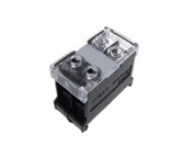 2 Position Screw Barrier Strip Terminal Din Rail w/ Cover 15A/250V - Pack of 2  