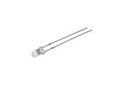 GQ 3mm Round Top Non-Diffused Clear LED Through Hole - Warm White - Pack of 50  