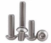 M4 6mm Pan Round Head Hex Socket SS Screw Bolt T-Slot Aluminum - Pack of 20  