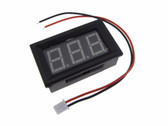 DC 4.5-30VDC Digital Voltage Meter Panel Mount - Red  