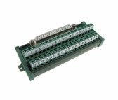 HQ DB37 Parallel Female Breakout Board Screw Terminal Panel Mount Vert 42mm(W)  