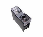 1 Position Screw Barrier Strip Terminal Din Rail Mount w/ Cover 45A/250V  