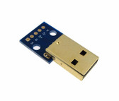 Hi-End USB 2.0 Type A Male Breakout Board 2.54mm Header Gold plated 3U 