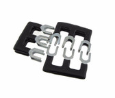 3 POS Shorting Bar Stripe For 25A Screw Barrier Terminal Block - BLK - Pack of 5 