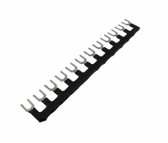 12 POS Shorting Bar Stripe For 25A Screw Barrier Terminal Block - Black 