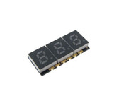 0.2" 3 Digit 7-Segment LED Display SMD Surface Mount common anode - Blue 