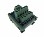 1-5 Channel Power Distribution Breakout Board Screw -Terminal DIN Rail Mount 42 