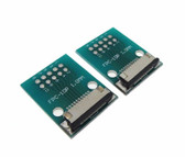 10P 10 Pins FPC to DIP Breakout Board 1.0mm pitch - Pack of 2 