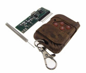 4 Channel 315MHz Remote Control & Receiver module Decoder w/ LED 5V Momentary 
