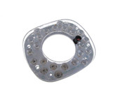 24 LED 850nm IR Infrared Panel with Lens 12W 12VDC 
